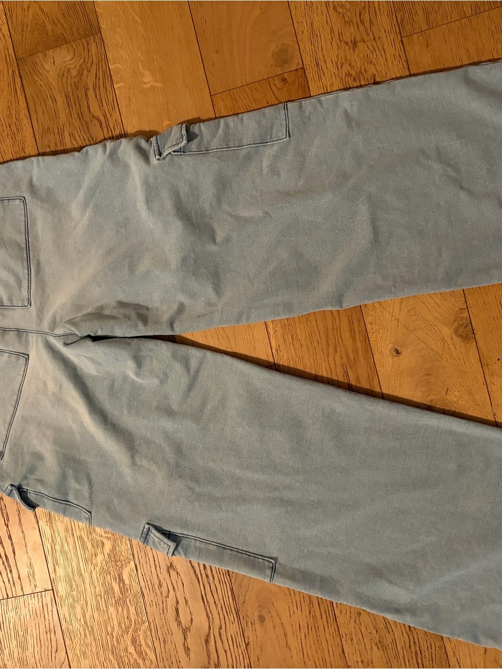 Limited Too Wide Leg Cargo Pants | NWT Juniors XL 16-18 Soft Feel /Denim Look - Picture 3 of 8